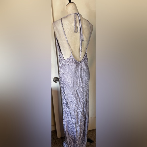 NWT Topshop Lavender Leopard Print Maxi Dress Backless Sun dress summer beach - Picture 11 of 13